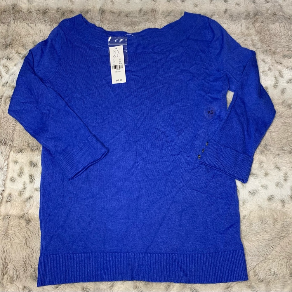 NY&C Cobalt Blue sweater